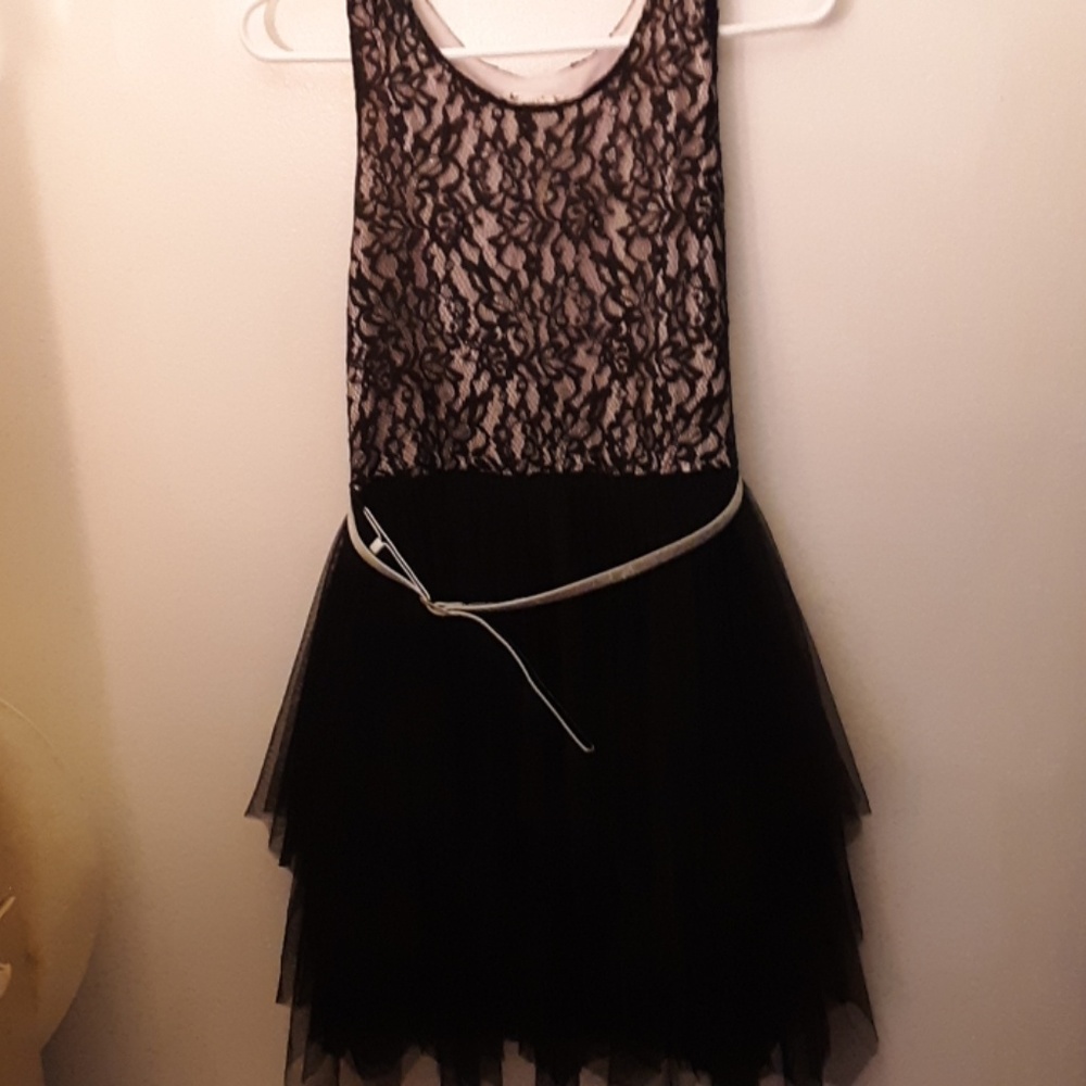 Black and blush Knitworks/Kohls